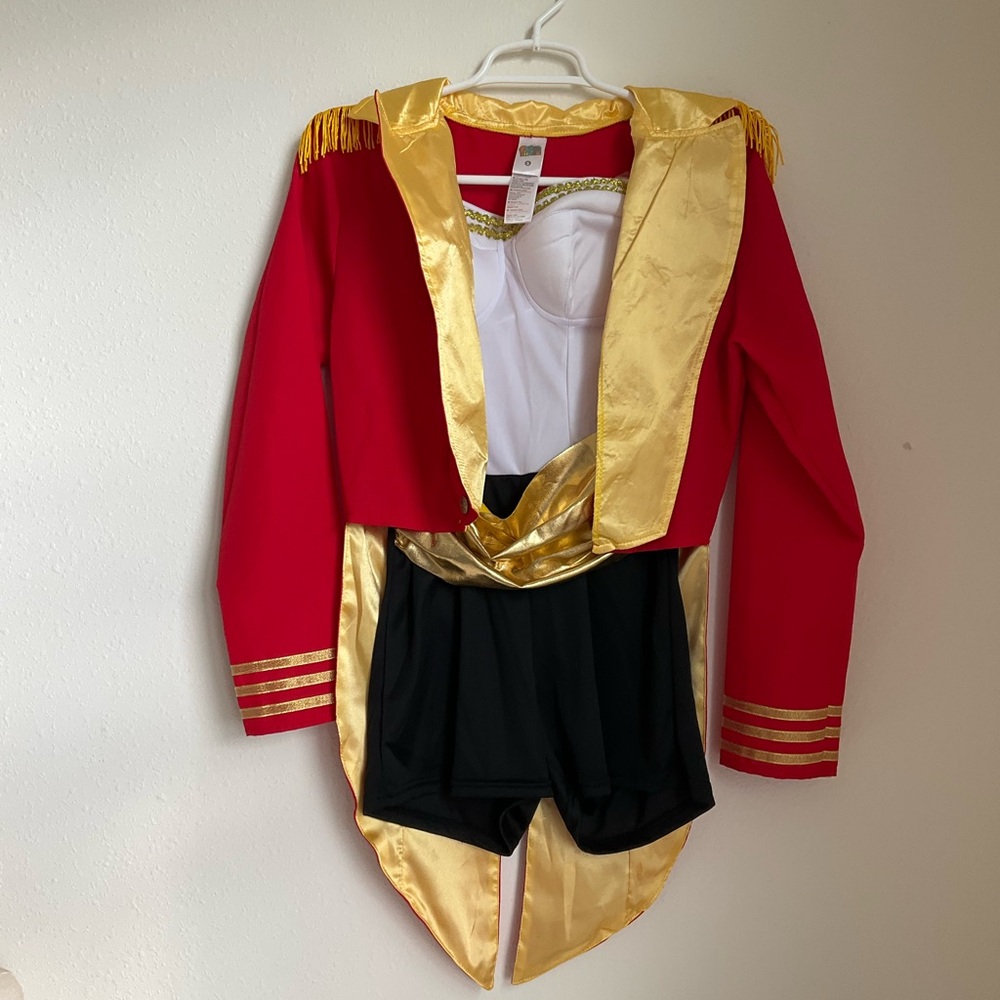 Red and Gold Ringmaster Women Costume
